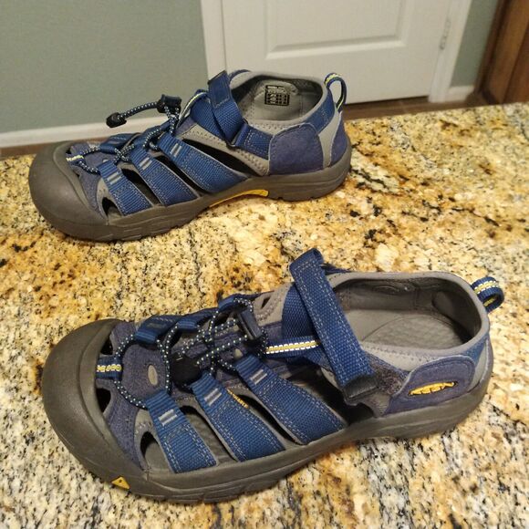 Keen Newport H2 Mens Boys Blue Gray Waterproof Adventure Sandals 1009962 Sz US 6 - Picture 4 of 12